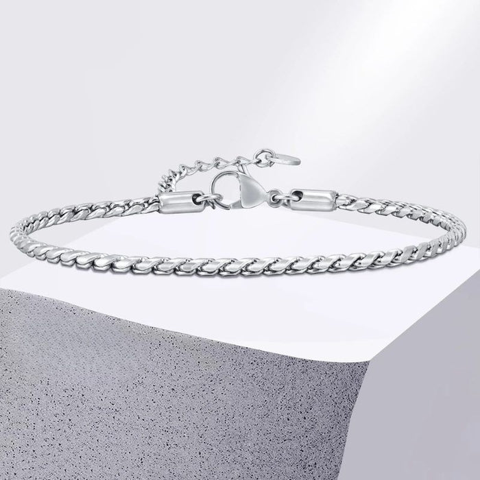 Snake Chain Necklace & Bracelet Set