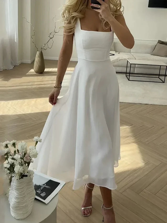 Sofia | Elegant Long Dress with Straps