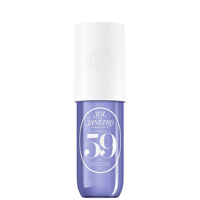 Sol de Janeiro Cheirosa 59 Perfume Mist 90ml, a spray bottle with floral and tropical scent, featuring a sleek design.