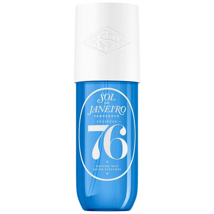 Sol de Janeiro Cheirosa 76 Perfume Mist 240ml, a floral-scented fragrance in a sleek spray bottle.