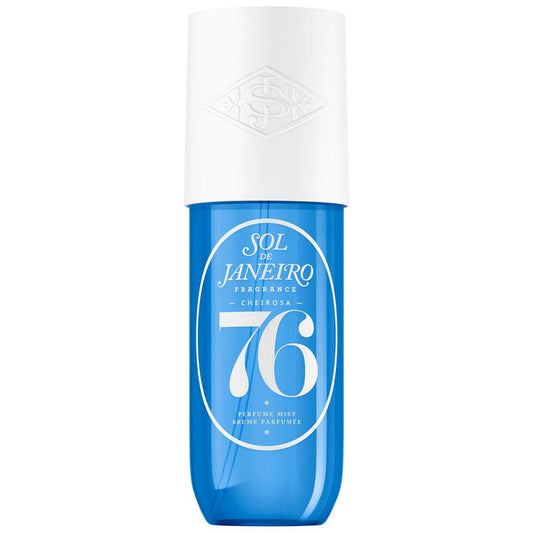 Sol de Janeiro Cheirosa 76 Perfume Mist 240ml, a floral-scented fragrance in a sleek spray bottle.