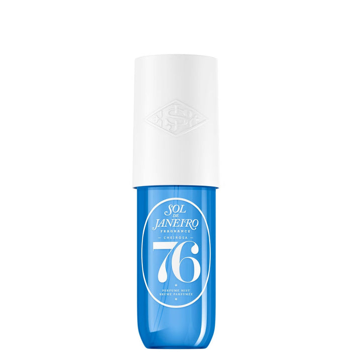 Sol de Janeiro Cheirosa 76 Perfume Mist 90ml spray, featuring a luxurious fragrance in a sleek bottle.