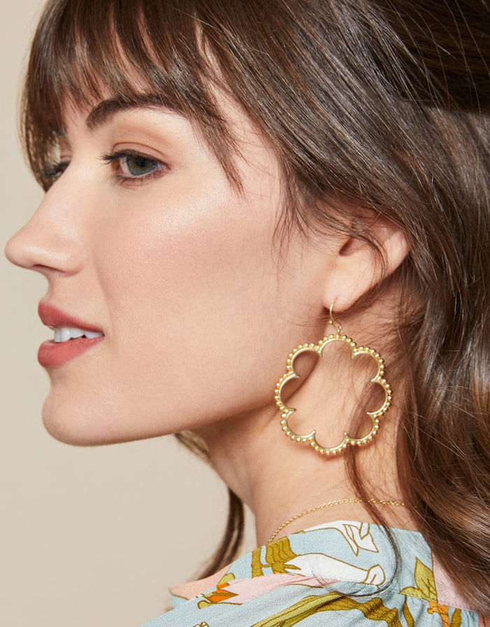 Spartina 449 Dotted Daisy Earrings