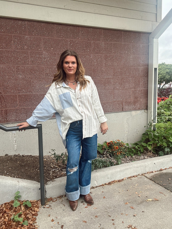 Striped Button Down