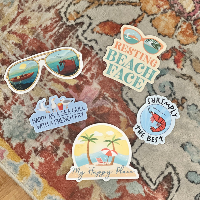 Summer Themed Sticker