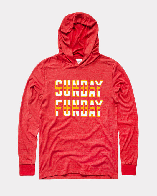 Red Sunday Funday Lightweight Hoodie