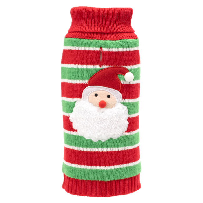 STRIPED-CHRISTMAS-SANTA-TURTLENECK-DOG-SWEATER