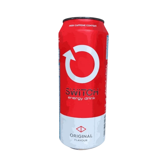 Switch Energy Drink Original Red 500ml can with bold red design