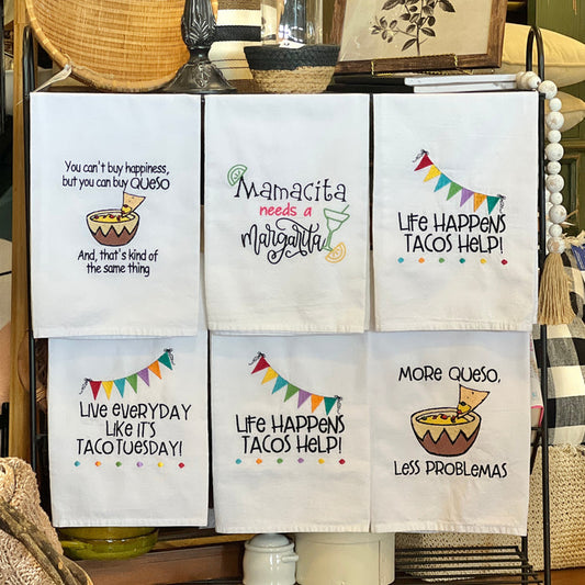 Taco Themed Tea Towel