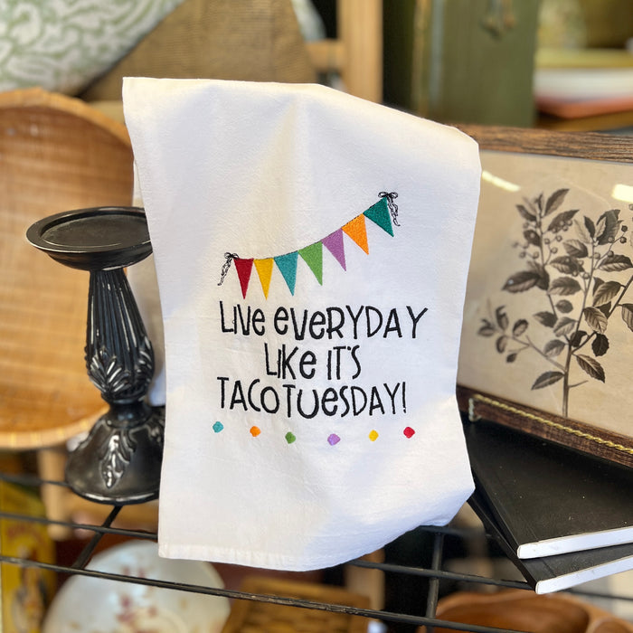 Taco Themed Tea Towel