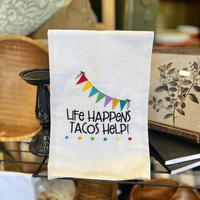 Taco Themed Tea Towel