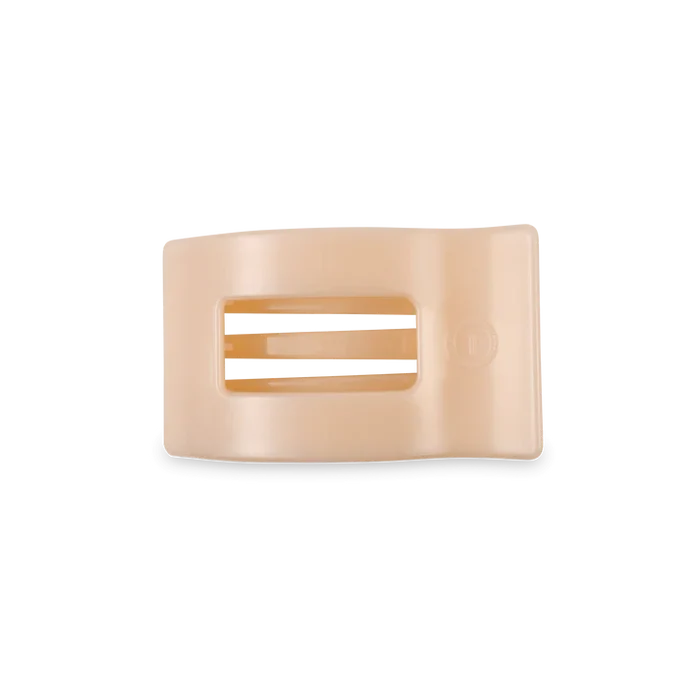 TELETIES Small Flat Rectangle Claw Clip