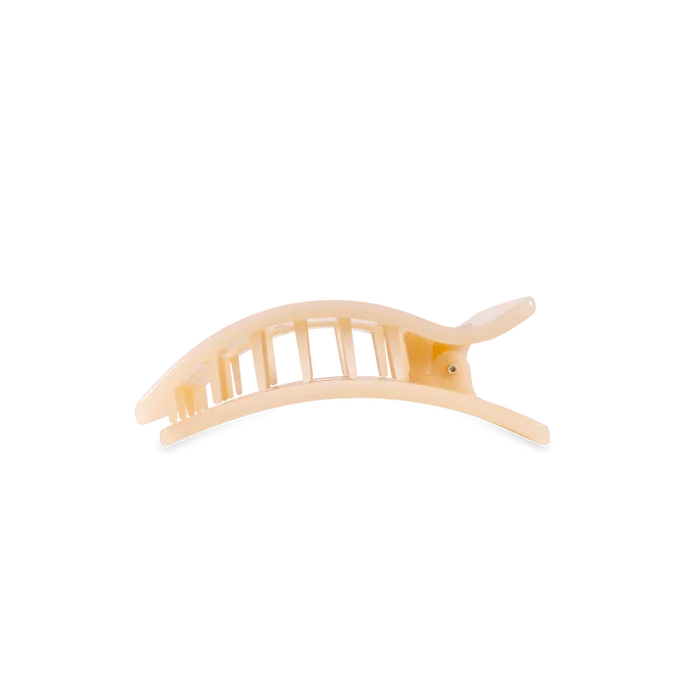 TELETIES Small Flat Rectangle Claw Clip