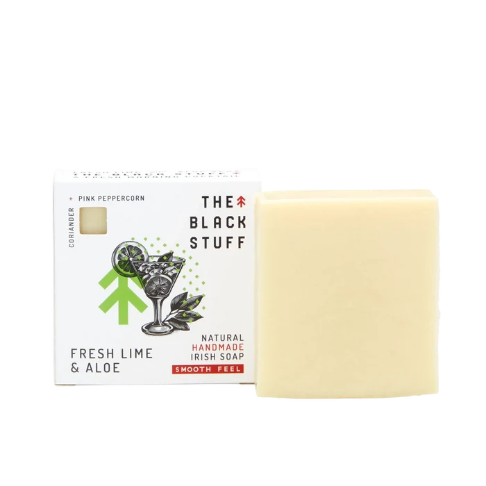 THE BLACK STUFF FRESH LIME AND ALOE natuurlijke zeep