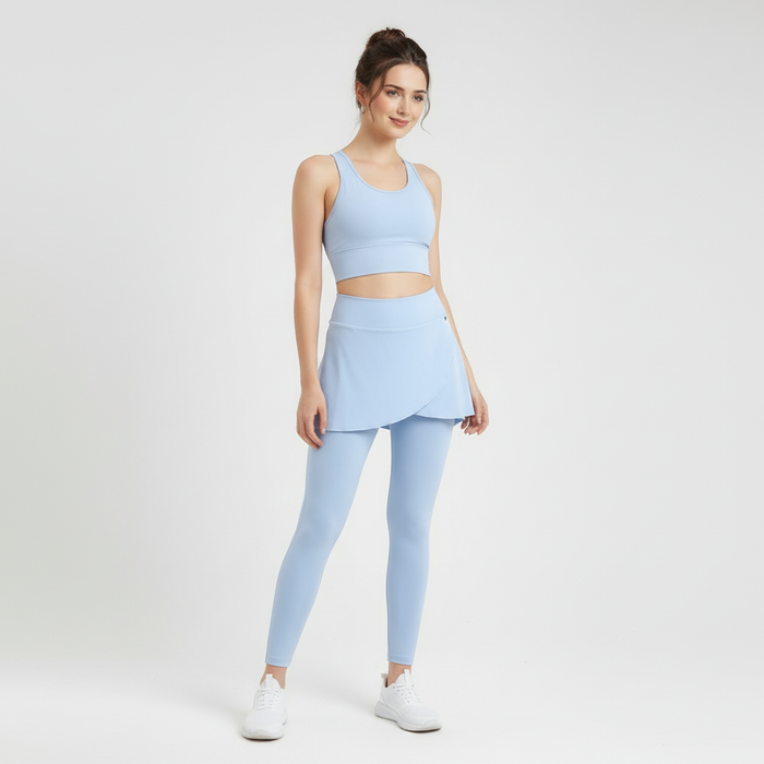 The Serene 2-in-1 Skirted Flare Leggings