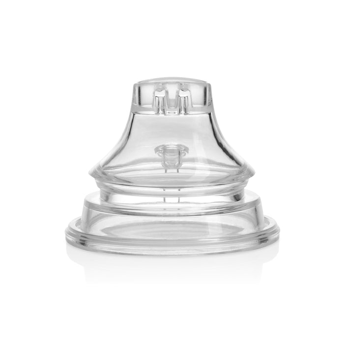 Thirsty Kids Sip It Sport Replacement Spout - 2 pack: Leak-resistant, soft silicone spouts for babies or toddlers, shown against a white background.