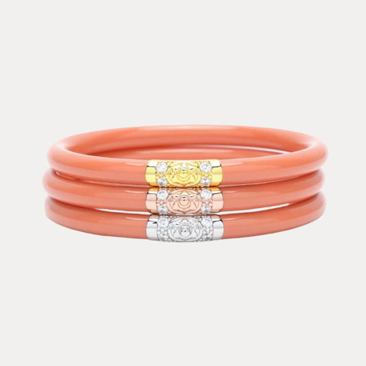 Three Kings All Weather Bangles® (AWB®) - Thai Tea | Bangle Bracelets for Women | BuDhaGirl