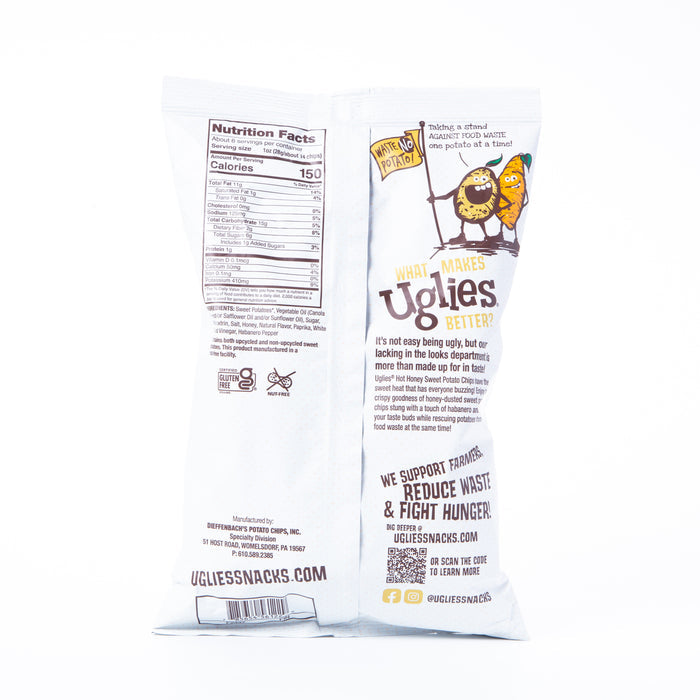 Uglies Hot Honey Flavored Sweet Potato Chips 156g