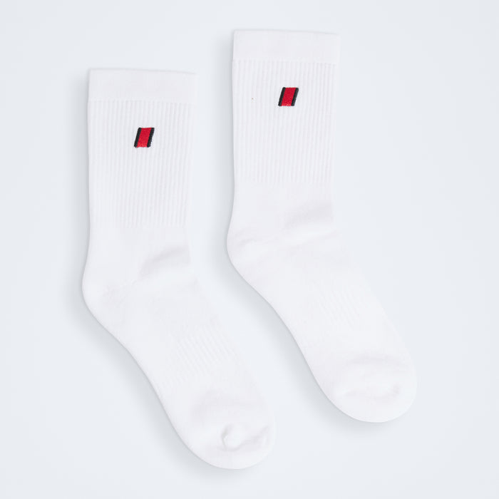 Unisex Kara-SU Sock - Pure White