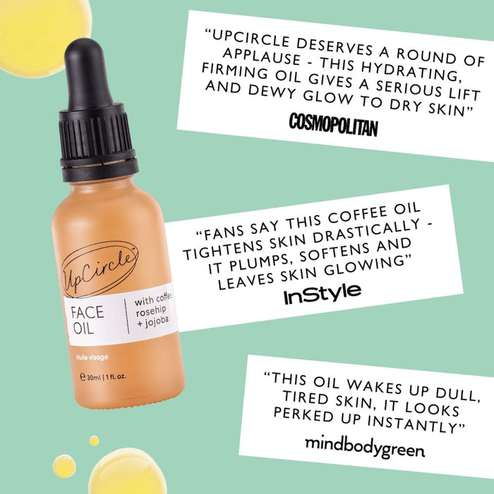 UpCircle Organic Face Oil with Coffee Extract &Keep