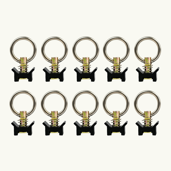 Venture L-Track Adjustable Tie Down Ring (10 Pack)