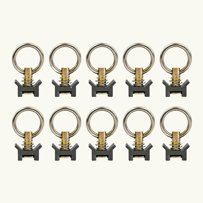 Venture L-Track Adjustable Tie Down Ring (10 Pack)