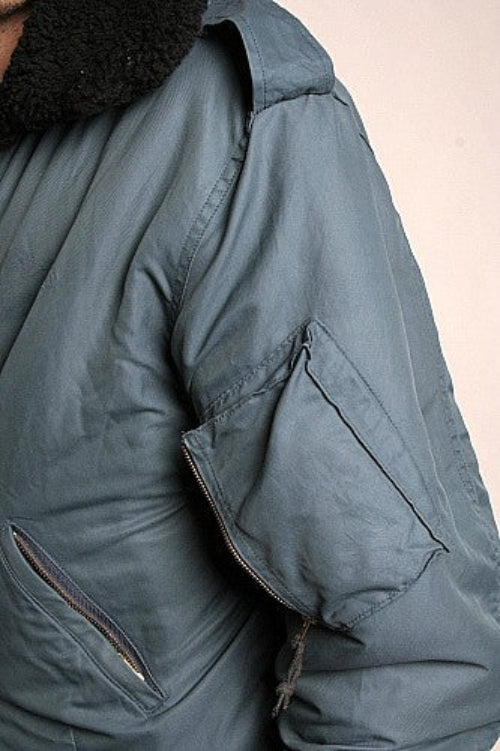 Vintage Canadian Royal Air Force Flight Jacket – MilSpec, Brass Zipper, Rare