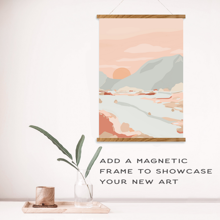 Walk in Nature Meditative Art Paint by Number Kit | Breathe People