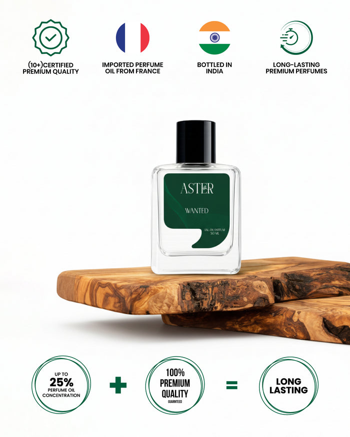 Wanted EDP for Unisex 50ml fragrance bottle