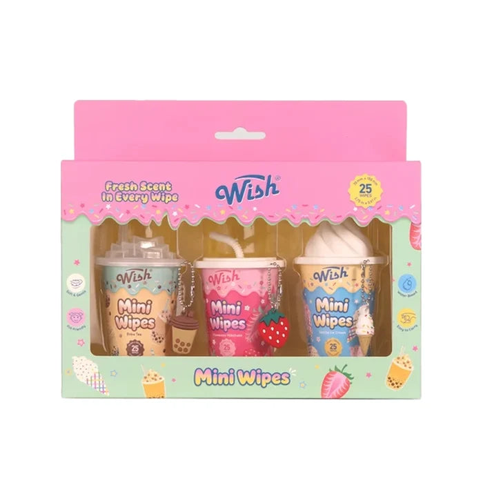 Wish Milky Treats Mini Wipes Exclusive Gift Set