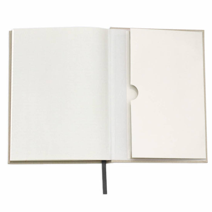 Wit & Delight - Cream Linen Note To Self Journal