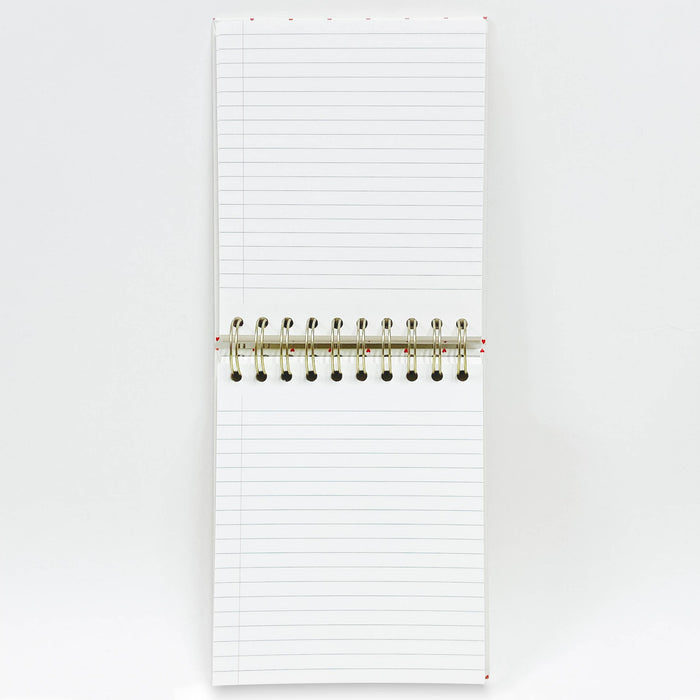 Wit & Delight - Cream Notes Spiral Notepad - hearts