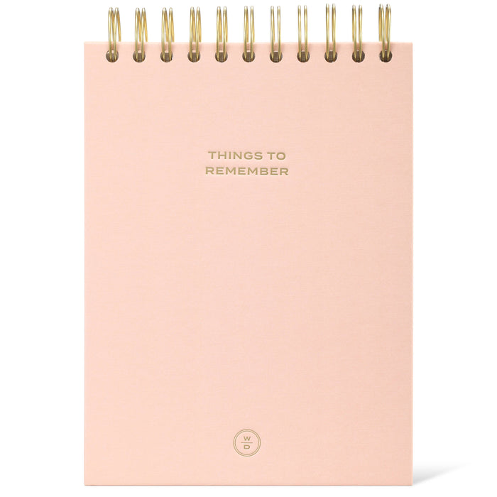 Wit & Delight - Things to Remember Spiral Notepad