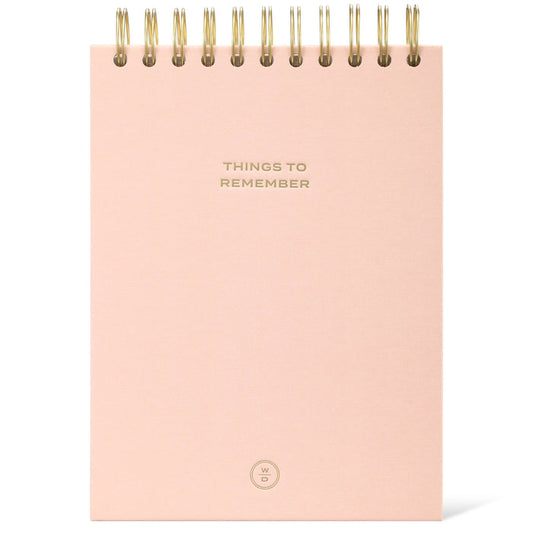 Wit & Delight - Things to Remember Spiral Notepad