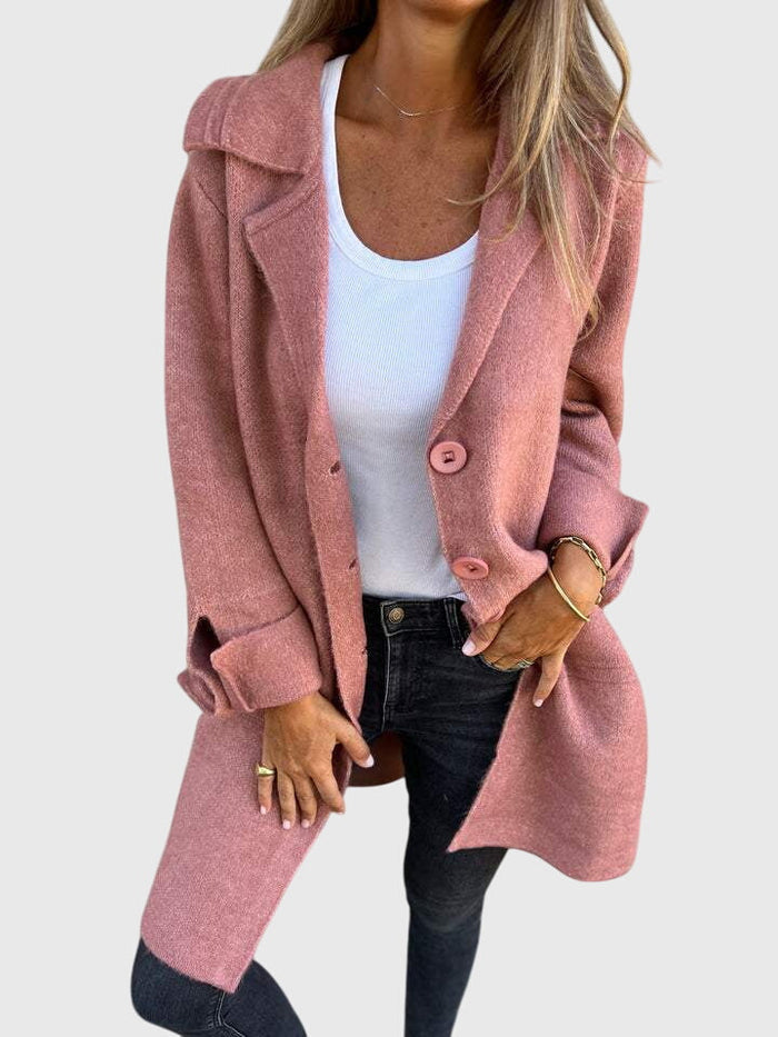 Women's Blazer with Buttons in Ten Colors