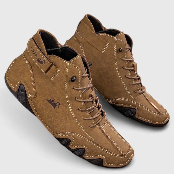 Women's Comfort Boots in Brown, Green and White
