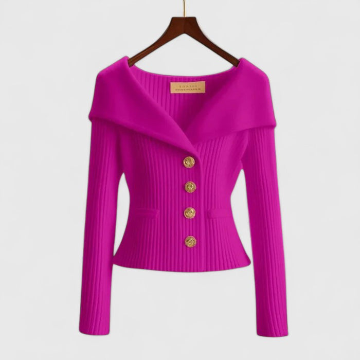 Women's Elegant Cardigan in Ten Bright Colors