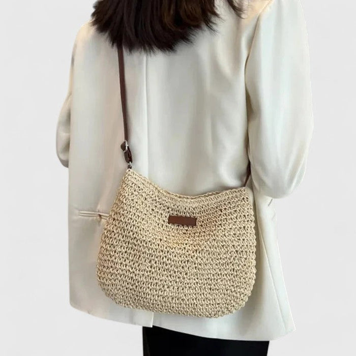 Women's Elegant Handbag in Beige or Khaki