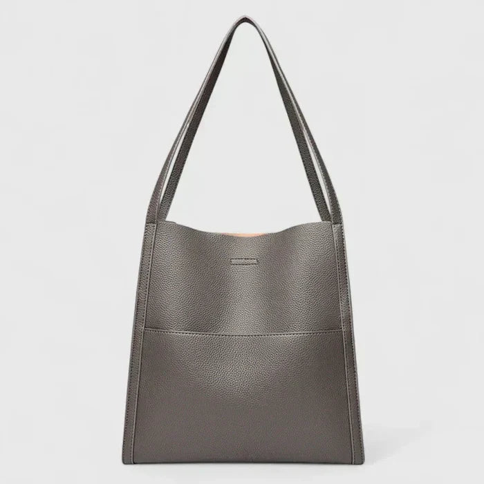 Women's Elegant Shoulder Bag in Gray or Red