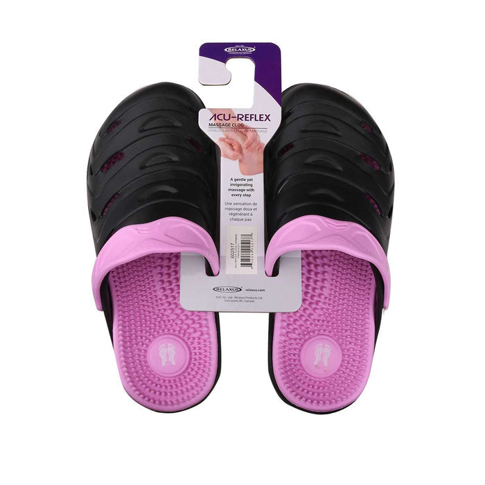 Women's Pink Acu Reflex Massage Clogs