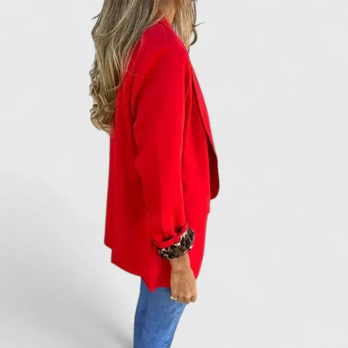 Women's Sophisticated Blazer in Black or Red