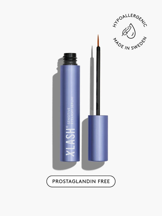 Xlash Sensitive Eyelash Serum 3ml for sensitive eyes, in a sleek bottle, designed to enhance eyelash growth gently.