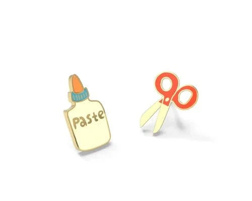 Paste & Scissor Earrings