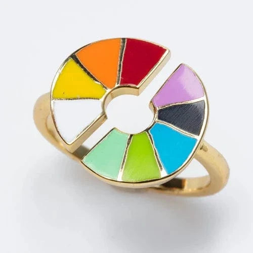 Watercolors & Brush Ring