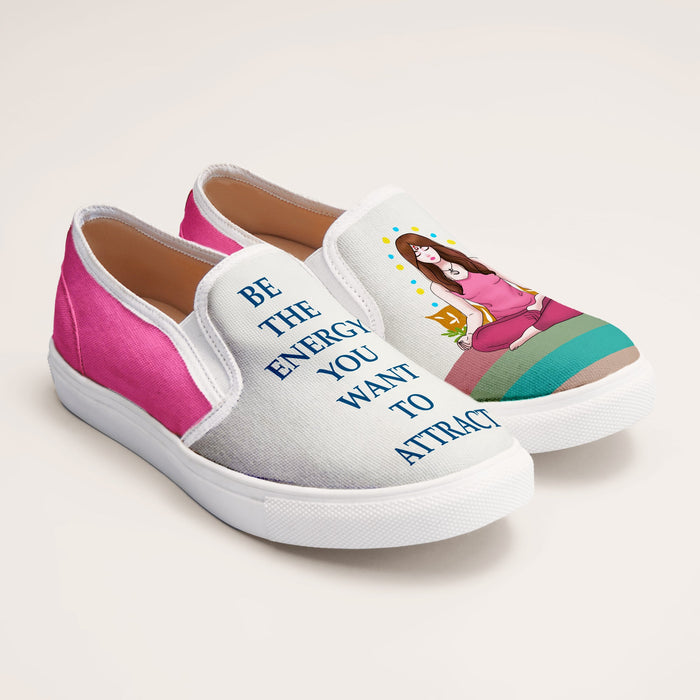 Yoga Girl Slipons - The Quirky Naari