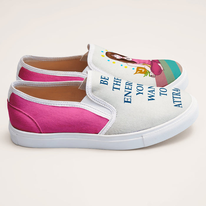 Yoga Girl Slipons - The Quirky Naari