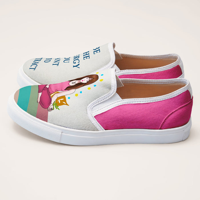 Yoga Girl Slipons - The Quirky Naari