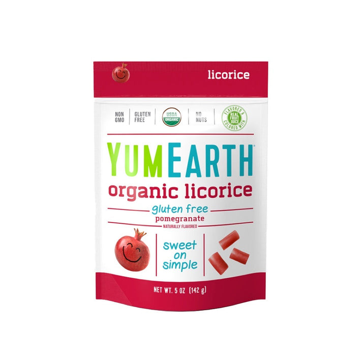 YUMEARTH Organic Licorice Pomegranate - 142g - L'Organic