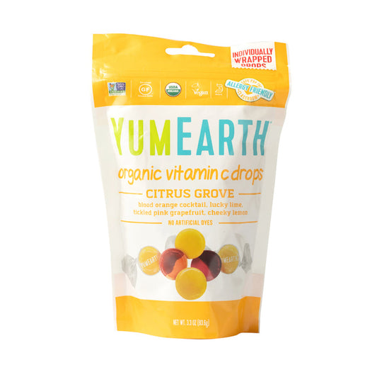YumEarth Organic Vitamin C Drops Citrus Grove 93.6g