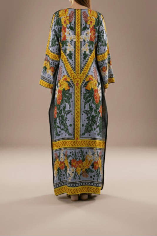 Zar-e-Sunflower Garden Kaftan